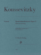 Koussevitzky, Concerto op. 3 in f#/e (Henle)