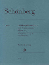 Schonberg, String Quartet No. 2 in f# (Henle)
