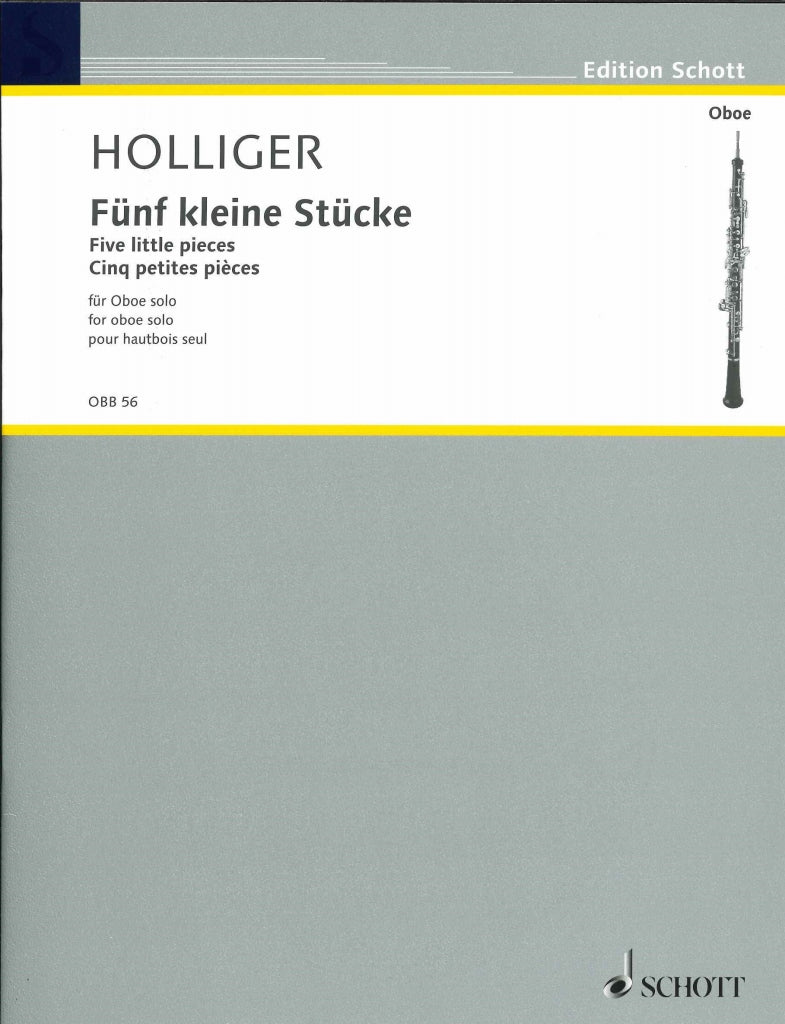 Holliger, 5 kleine Stucke (Schott)