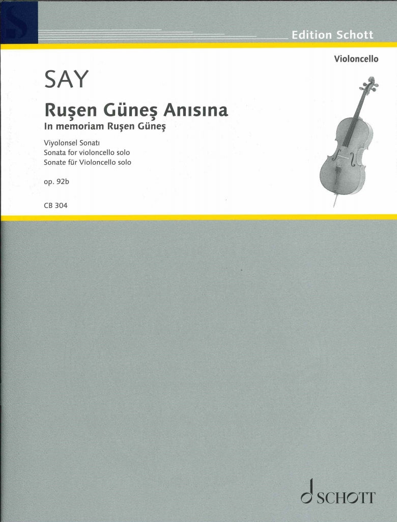 Say, In memoriam Rusen Gunes: Sonata (Schott)