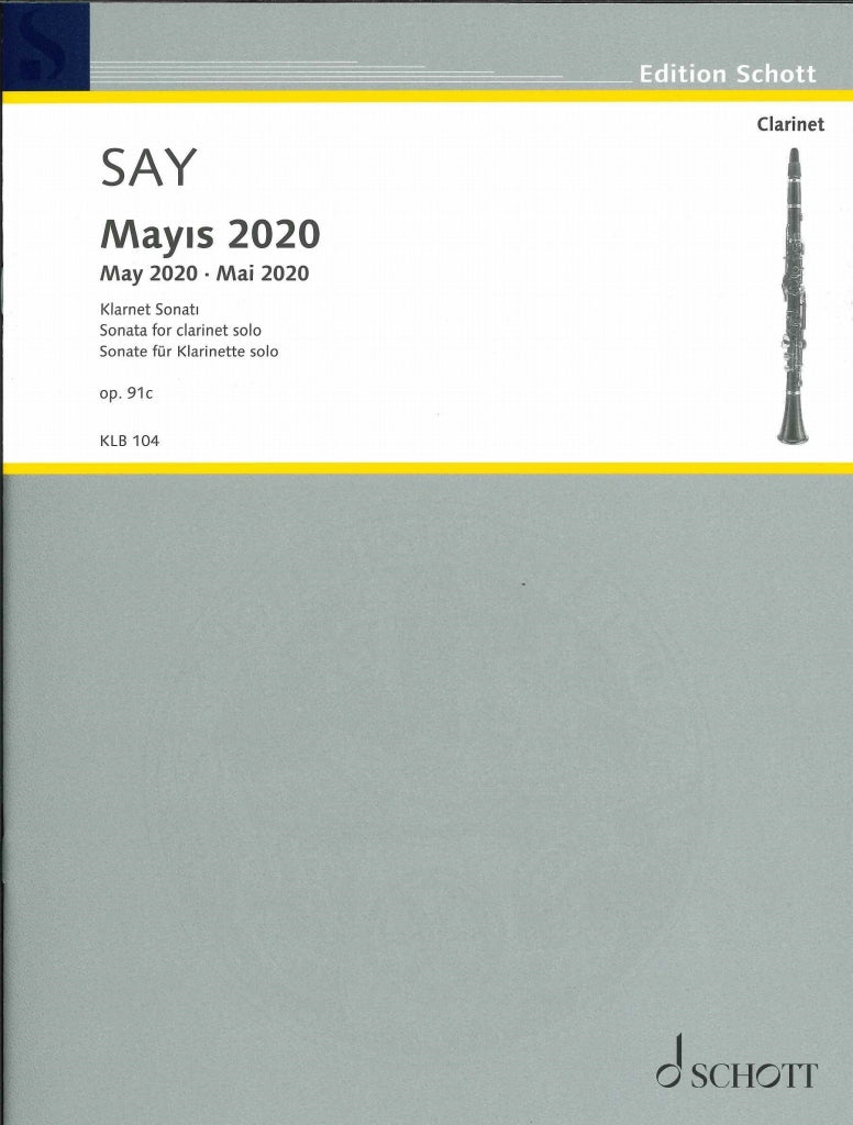 Say, May 2020: Sonata op. 91c (Schott)