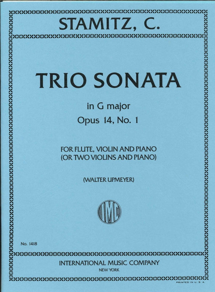 Stamitz, Trio Sonata op. 14/1 in G (IMC)