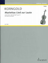 Korngold, Mariettas Lied zur Laute (Schott)