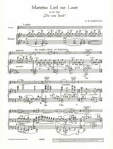 Korngold, Mariettas Lied zur Laute (Schott)