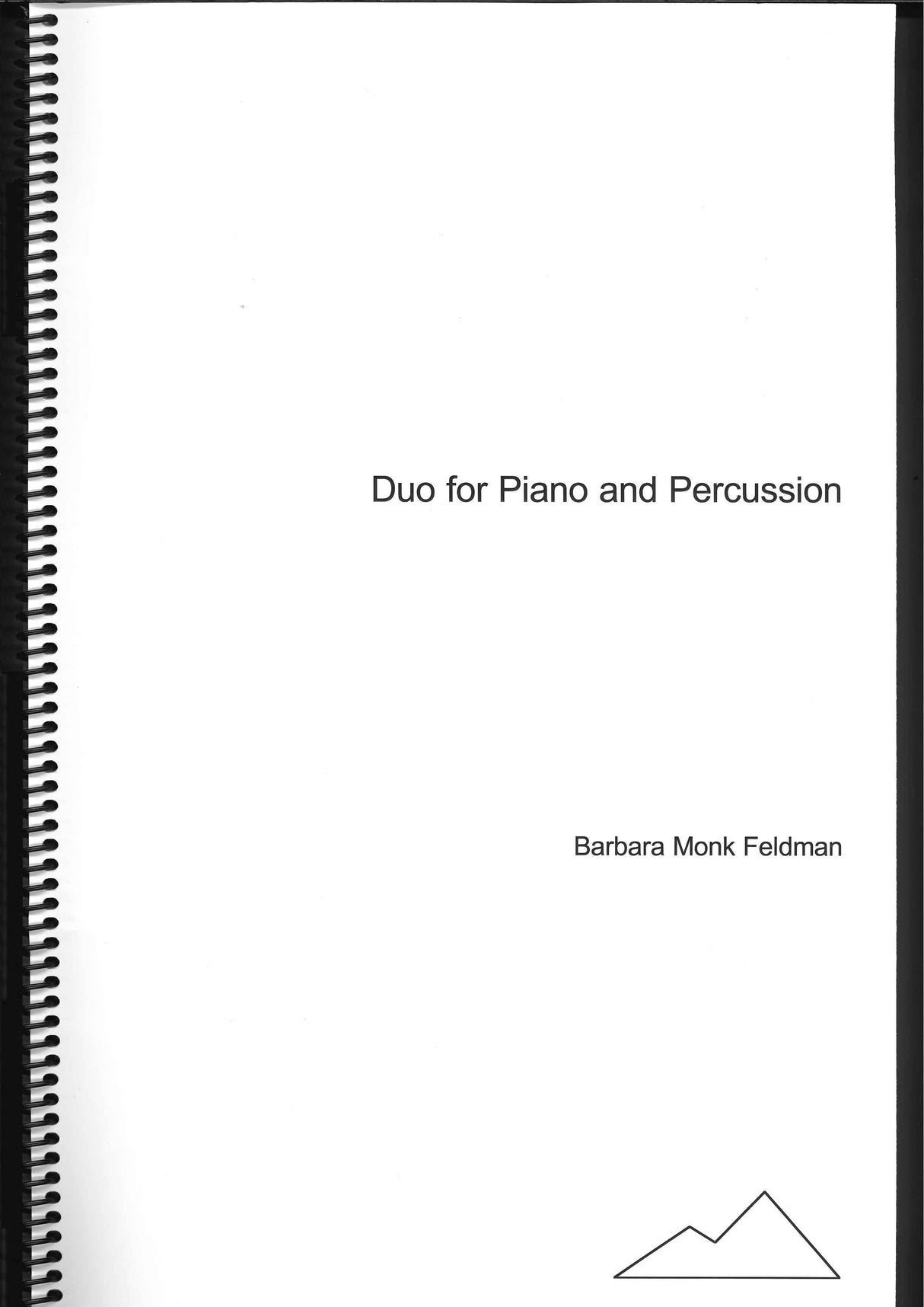 Feldman,B.M., Duo for Piano & Percussion (Frog Peak)