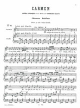 Bizet, Chanson boheme 'Les tringles des (Choudens)
