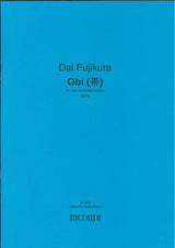 Fujikura, Obi, for Sho and Electronics (Ricordi)