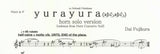 Fujikura, Yurayura: Horn Solo Version (Ricordi)