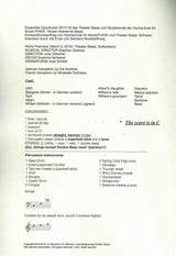 Fujikura, Gold-Bug: Opera for A Young (Ricordi)