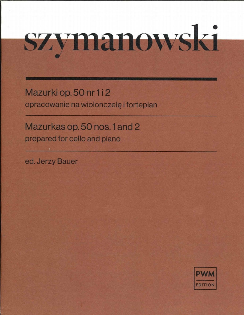 Szymanowski, Mazurkas op. 50/1, 2 (PWM)