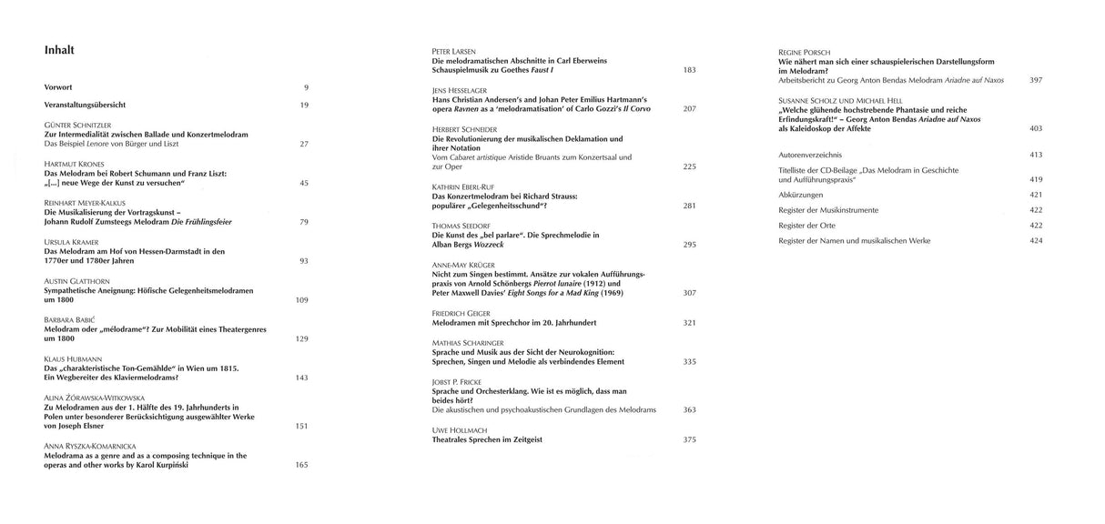 Omonsky, Melodram in Geschichte & Auffuh (Wissner)