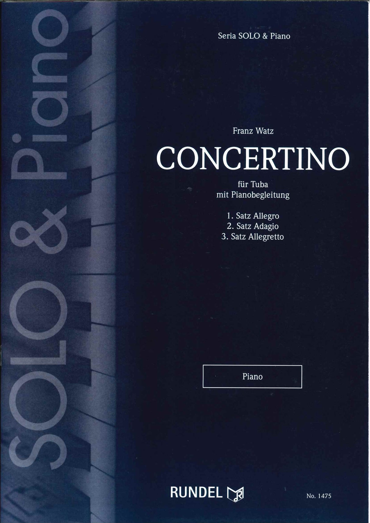 Watz, Concertino fur Tuba (Rundel)