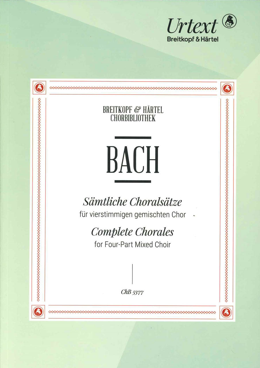 Bach, Samtliche Choralsatze (SATB) (Breitkopf)