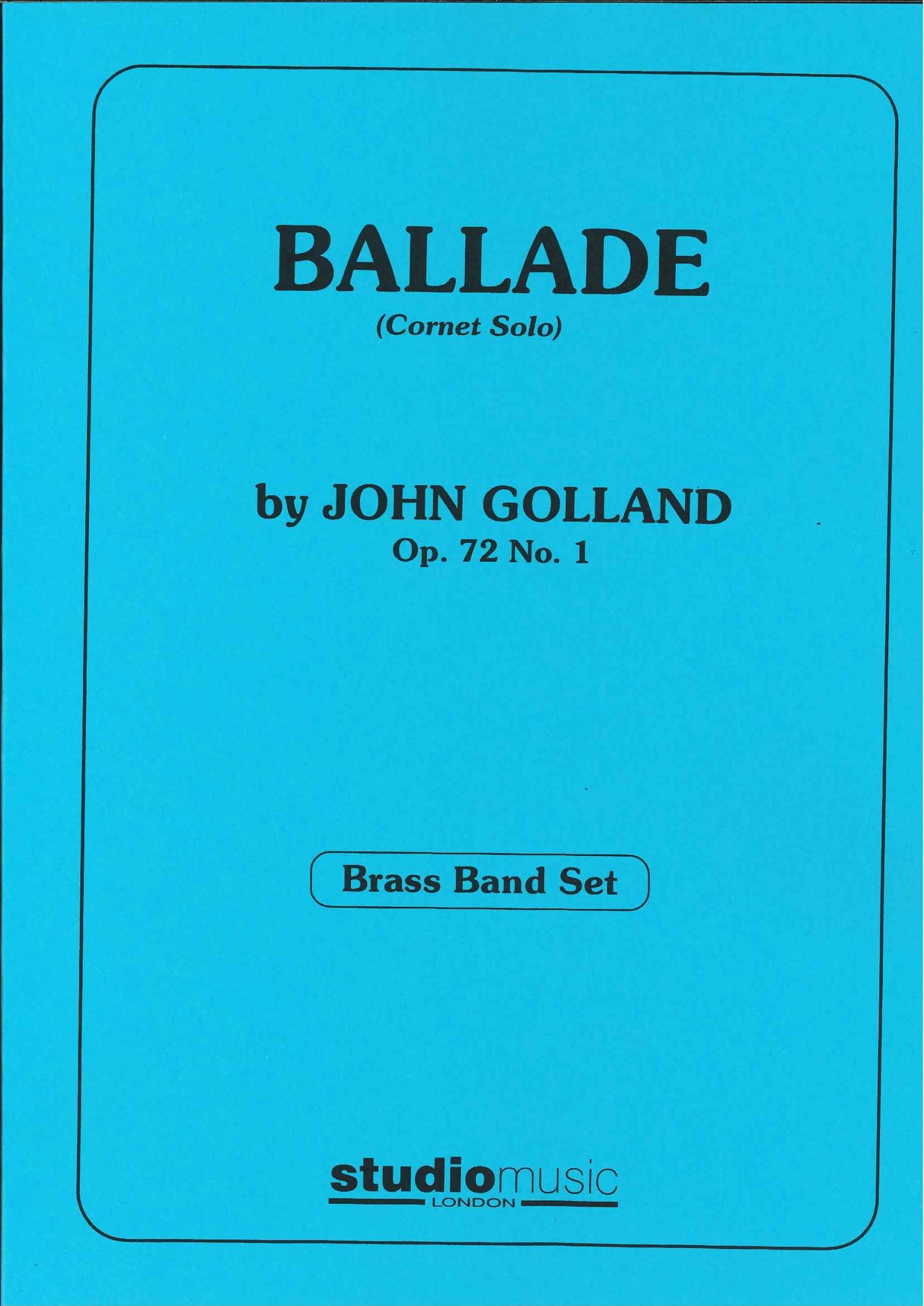 Golland, Ballade (Cnt,Brass Band) (Studio Music)