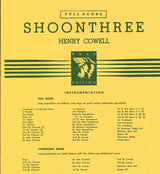Cowell, Shoonthree: Full Score (Mercury/Theodore Presser)