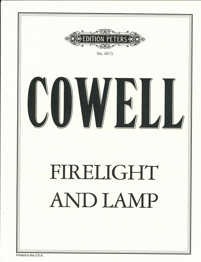 Cowell, Firelight and Lamp [E] (Peters)