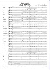 Caccini, Ave Maria: Full Score (De Haske)