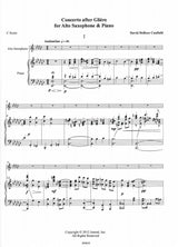 Canfield, Concerto After Gliere (Jeanne Music Publications)