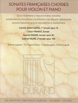 Sonates francaises choisis (Durand)