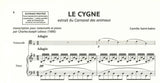 Saint-Saens, Cygne (Lebouc) (Durand)