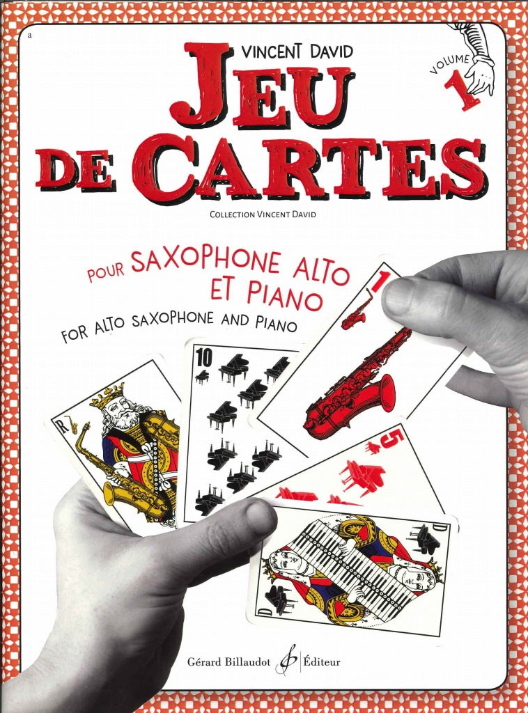 David, Jeu de cartes 1 (ASax,Pf) (Billaudot)