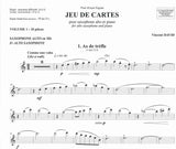 David, Jeu de cartes 1 (ASax,Pf) (Billaudot)