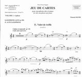 David, Jeu de cartes 2 (ASax,Pf) (Billaudot)