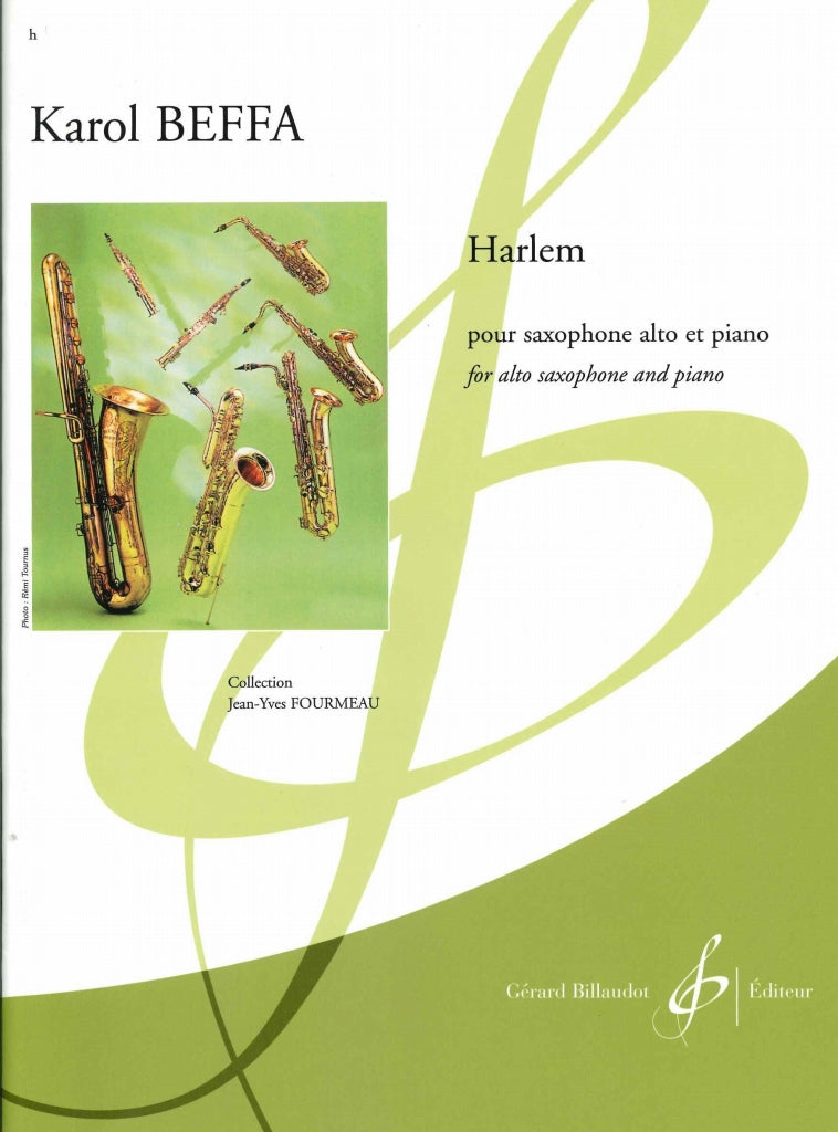 Beffa, Harlem (ASax,Pf) (Billaudot)
