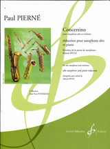 Pierne,P., Concertino (Mule) (ASax,Pf) (Billaudot)