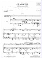 Pierne,P., Concertino (Mule) (ASax,Pf) (Billaudot)