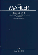 Mahler, Symphony No. 3, 4th & 5th Movts. (Carus)