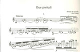 De Grandis, 2 Preludes (Cl Solo) (Schott)