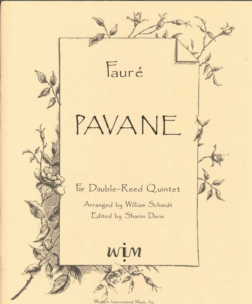 Faure, Pavane op. 50 (2Ob,EHr,2Bn) (Western International Music (WIM))