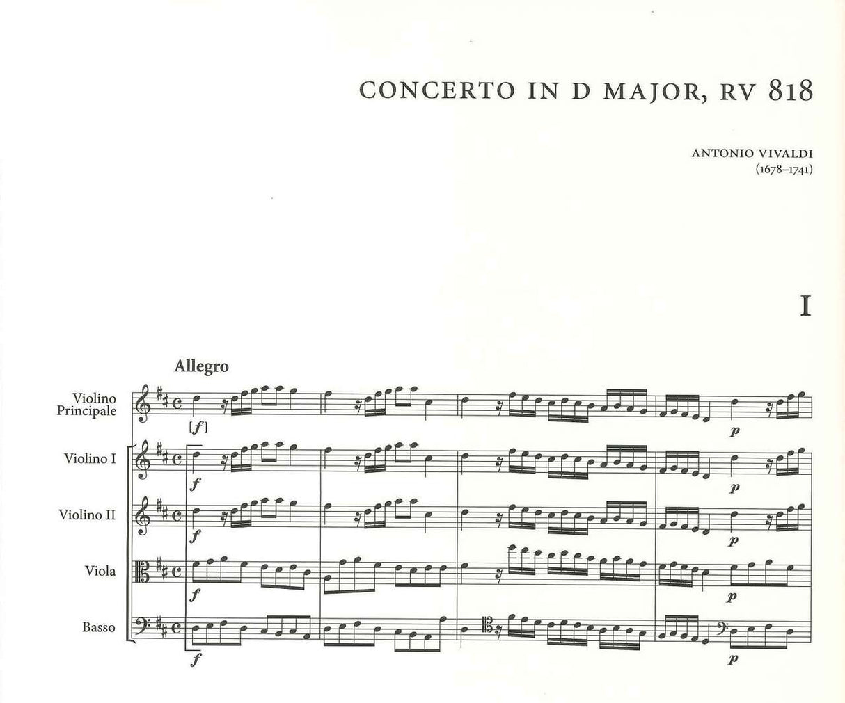 Vivaldi, 6 Concertos for Anna Maria, 1 (Edition HH)
