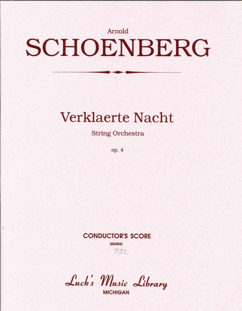 Schonberg, Verklarte Nacht Full Score (Luck's Music)