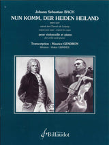 Bach, Num komm, der Heiden Heiland (Billaudot)