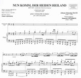Bach, Num komm, der Heiden Heiland (Billaudot)