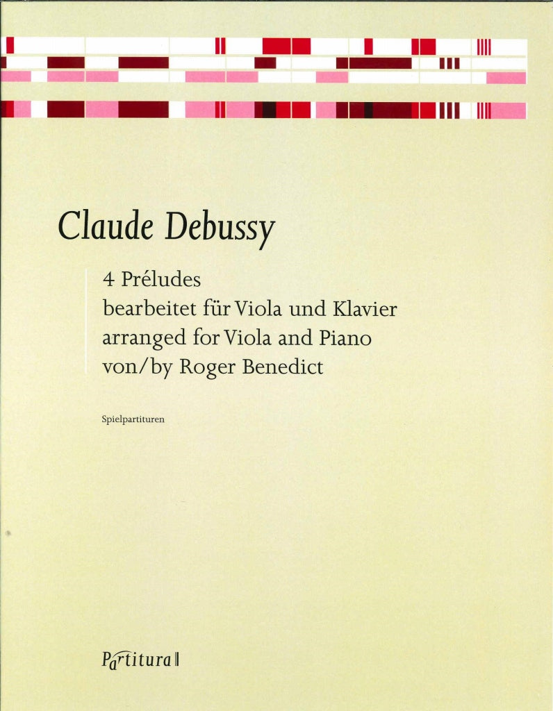Debussy, 4 Preludes (Partitura Verlag)
