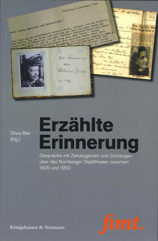 Bier, Erzahlte Erinnerung. Gesprache mit (Konigshausen & Neumann)