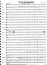 Van der Roost, Poeme montagnard (Score) (De Haske)