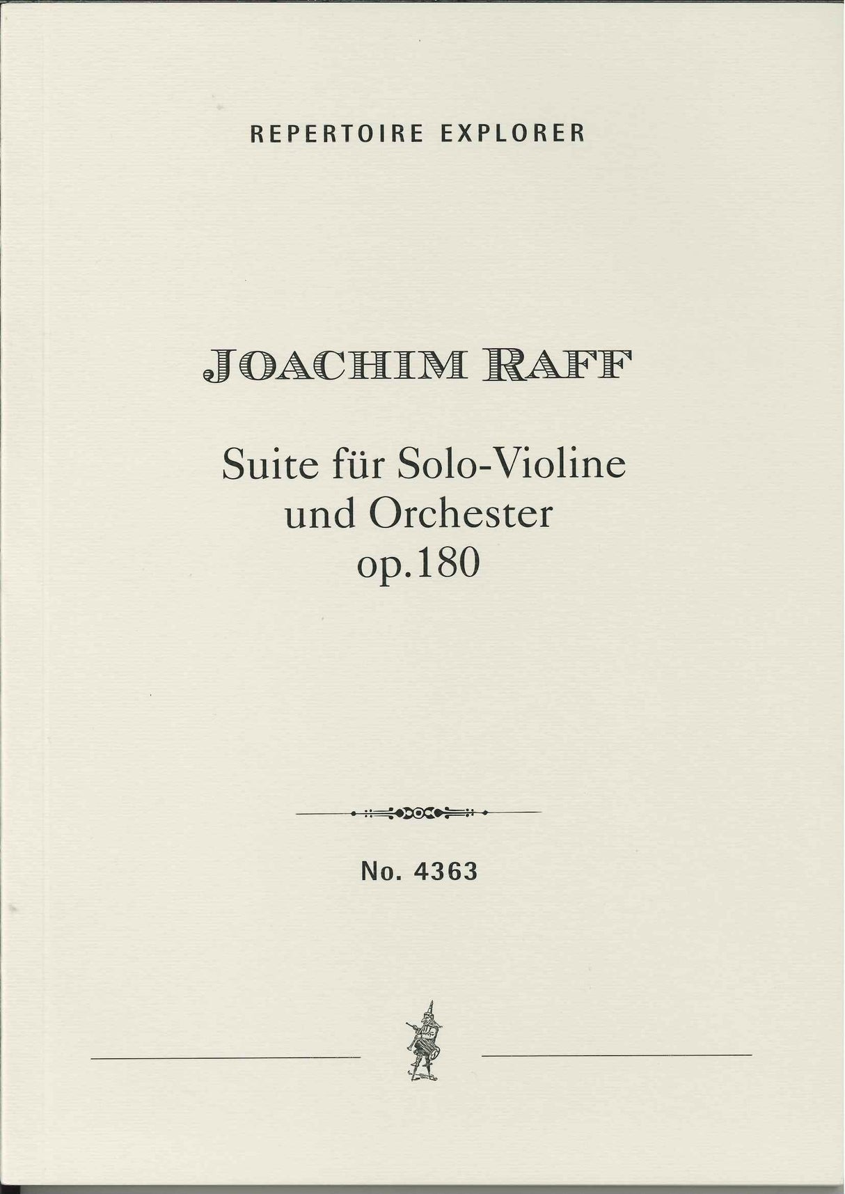 Raff, Suite op. 180 (Vn,Orch) (Hoflich)