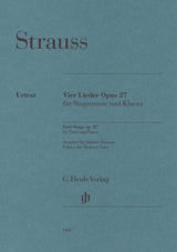 Strauss,R., 4 Lieder op. 27 (M) (Henle)
