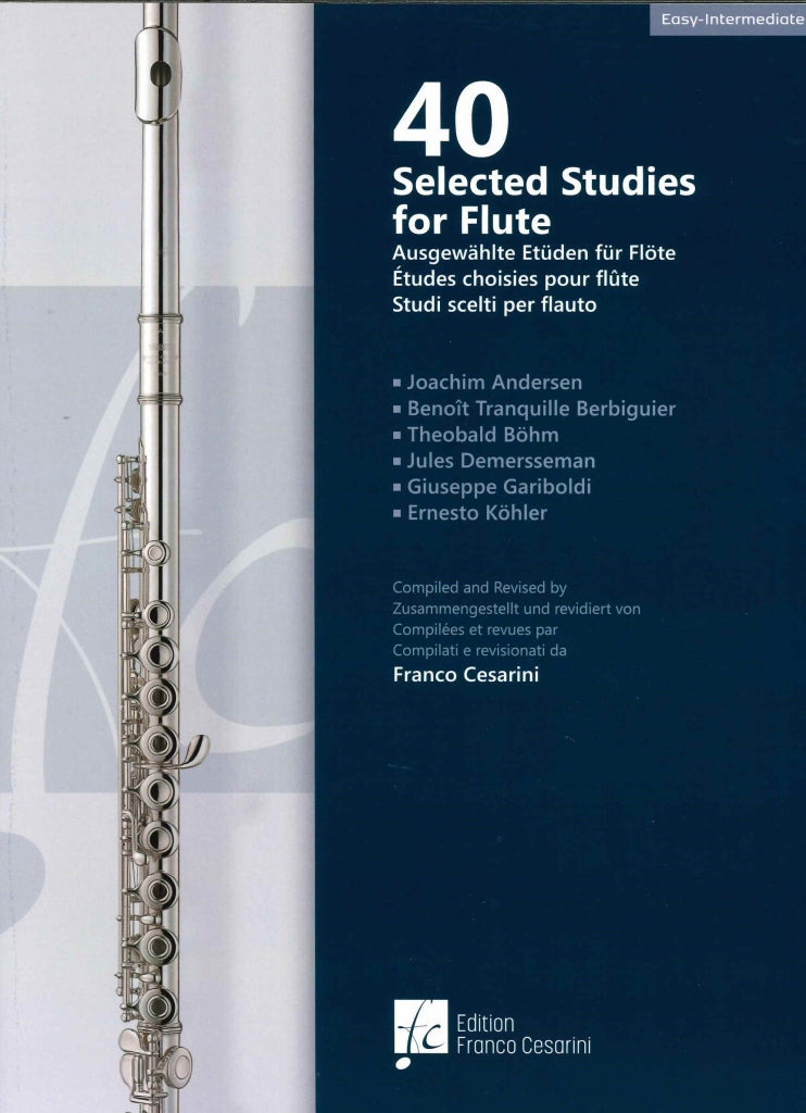 40 Selected Studies for Flute (Cesarini) (Edition Franco Cesarini)