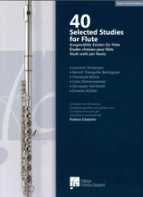 40 Selected Studies for Flute (Cesarini) (Edition Franco Cesarini)