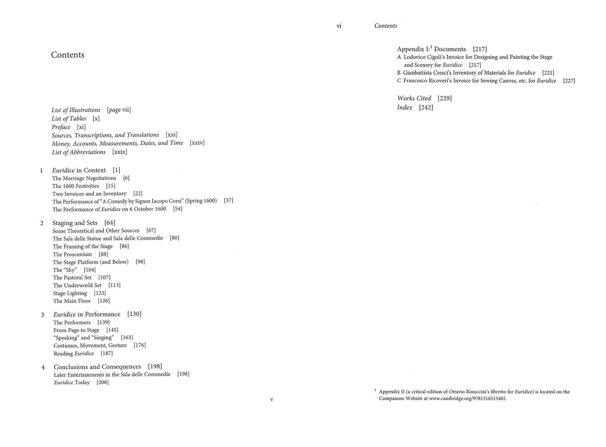 Carter, Staging 'Euridice': Theater (Cambridge University Press)
