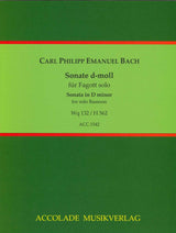 Bach,C.P.E., Sonata in d Wq 132 (Bn Solo (Accolade)