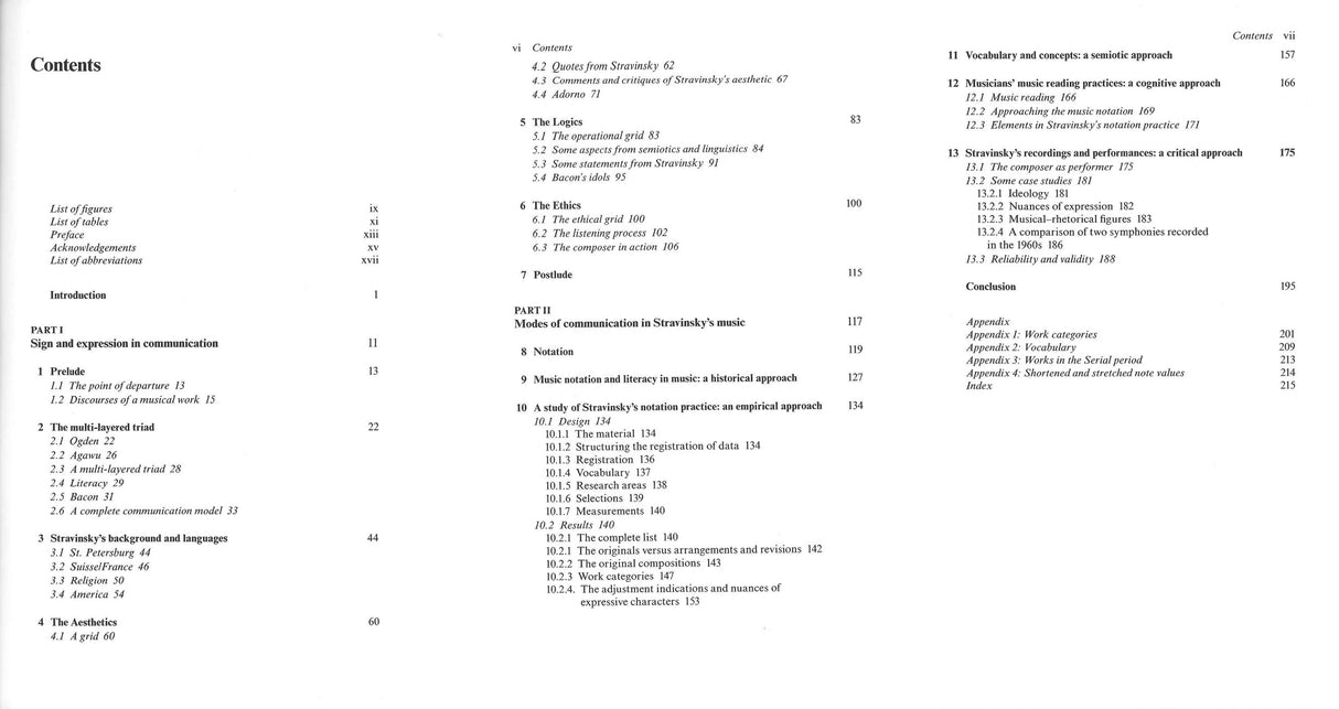 Dahl, Modes of Communication in Stravins (Routledge)