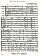 Tchaikovsky, Souvenir de Florence Score (E.F.Kalmus)