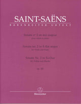 Saint-Saens, Sonata No. 2 in Eb op. 102 (Barenreiter)