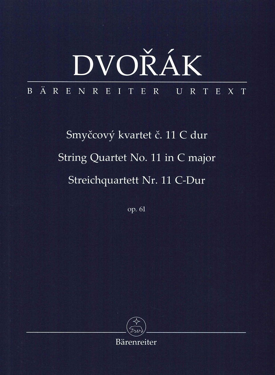 Dvorak, String Quartet No. 11, op. 61 (Barenreiter)